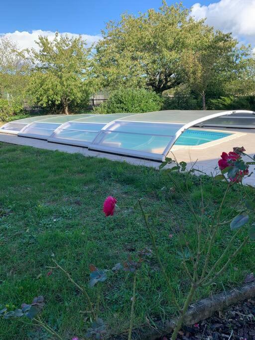 Gite 3 Etoiles Les Gourlines Avec Balneo, Veranda, Piscine Et Garage Avermes المظهر الخارجي الصورة
